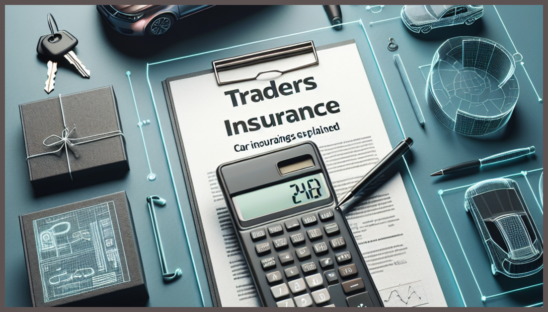 A calculator and car keys symbolizing car insurance savings.