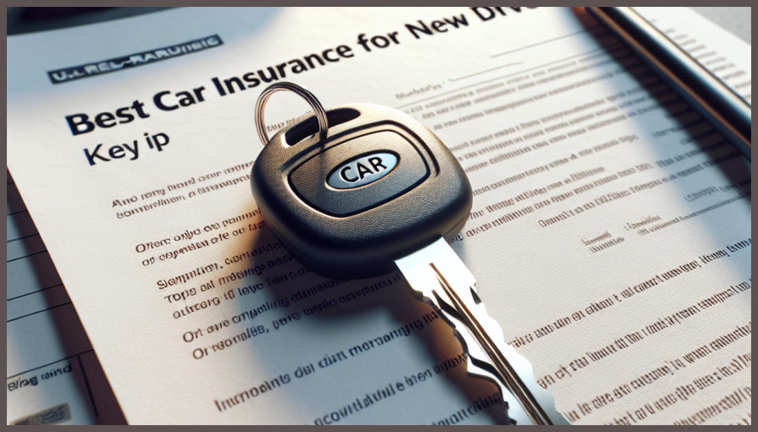 A symbol of car insurance and safety for new drivers.